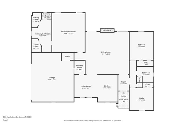 3104 Nottingham Drive, Denton, TX 76209