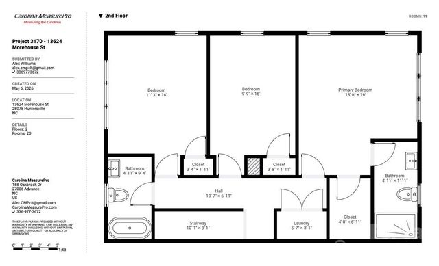 13624 Morehouse Street, Huntersville, NC 28078