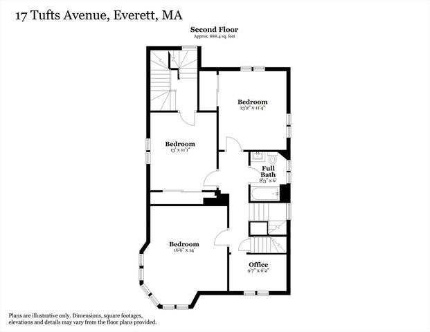 17 Tufts Avenue, Everett, MA 02149