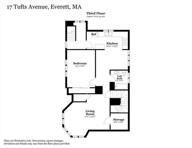 17 Tufts Avenue, Everett, MA 02149
