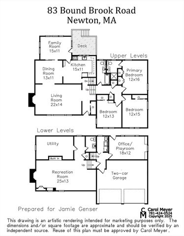 83 Bound Brook Rd, Newton, MA 02461