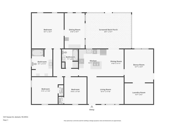1517 Gasser Dr, Antioch, TN 37013