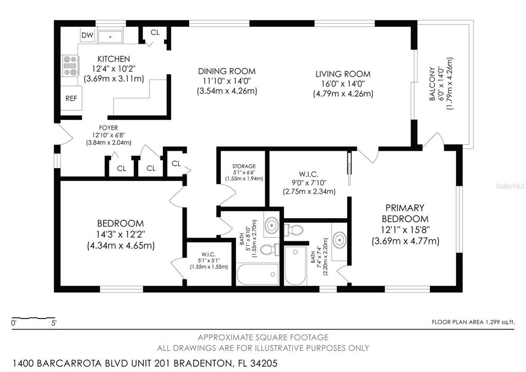 Image 5 of property listing at 1400 BARCARROTA BOULEVARD 201, Bradenton, FL 34205