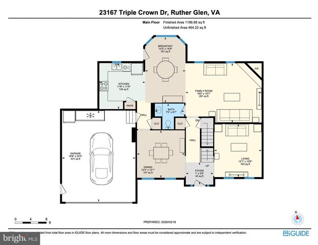 23167 TRIPLE CROWN DR, Ruther Glen, VA 22546