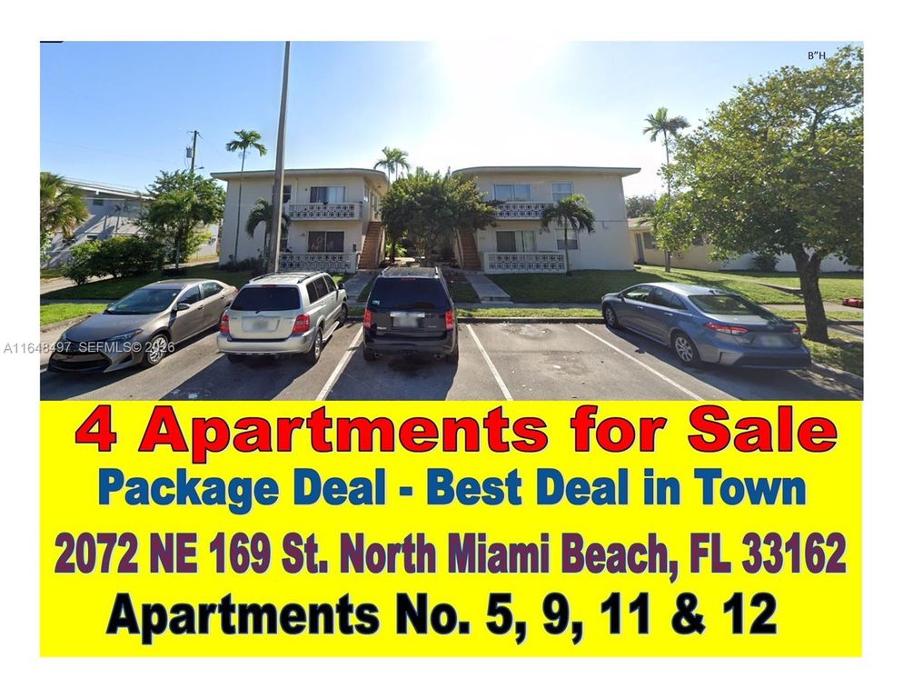 2072 NE 169th St Apartments 9, 11, 12 5, North Miami Beach, FL 33162