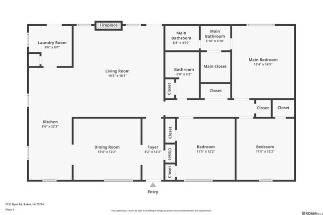 7151 Dyer Rd, Baker, LA 70714