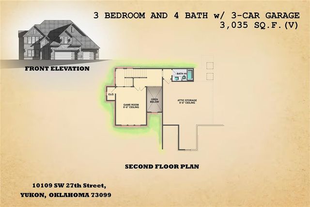 10033 SW 27th Street, Yukon, OK 73099
