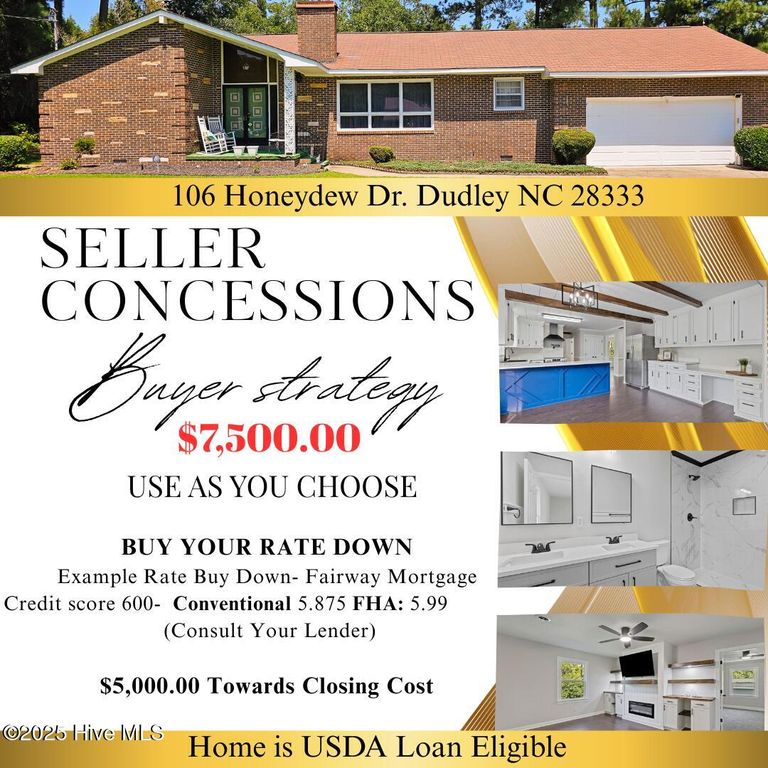 106 Honey Dew Drive, Dudley, NC 28333
