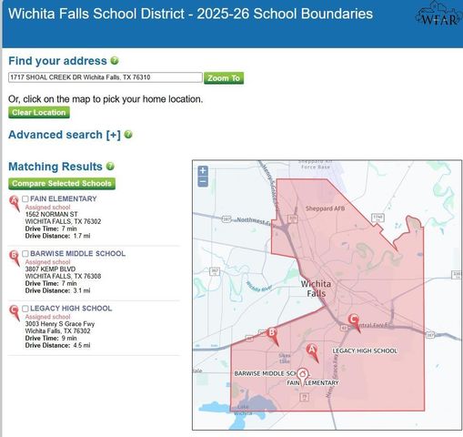 1717 SHOAL CREEK DRIVE, Wichita Falls, TX 76310