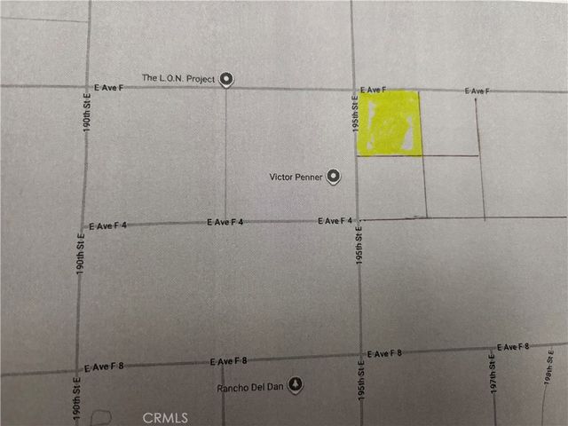 0 Avenue F2 & 195th St E, Hi Vista, CA 93535
