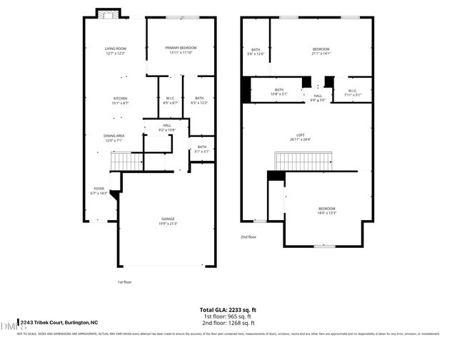 2343 Tribek Court, Burlington, NC 27215