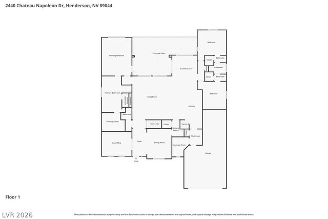 2440 Chateau Napoleon Drive, Henderson, NV 89044