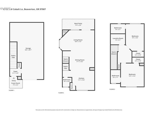 15495 Sw COBALT Ln, Beaverton, OR 97007