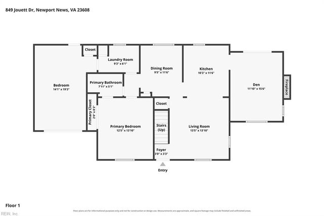 849 Jouett DR, Newport News, VA 23608