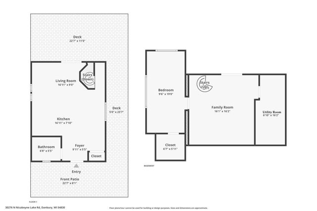30276 N Nicaboyne Lake Road, Danbury, WI 54830