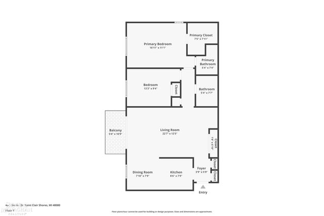 404 RIVIERA TERRACE Drive, St Clair Shores, MI 48080