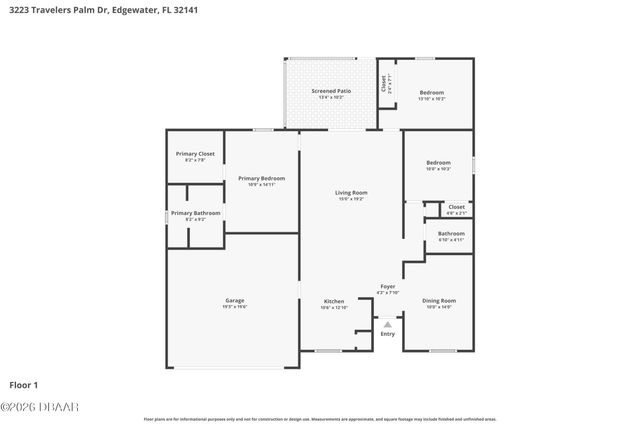 3223 Travelers Palm Drive, Edgewater, FL 32141