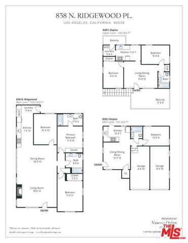 838 N Ridgewood Place, Los Angeles, CA 90038
