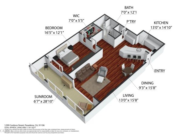 1299 Cordova Street 302, Pasadena, CA 91106