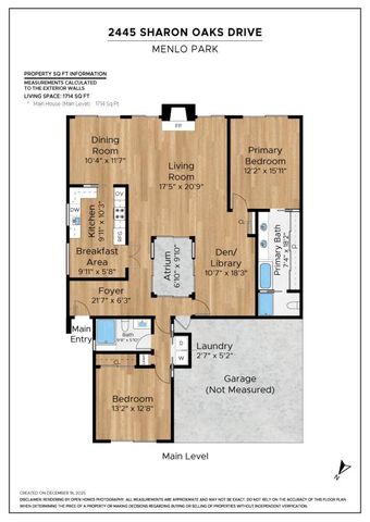 2445 Sharon Oaks Drive, Menlo Park, CA 94025