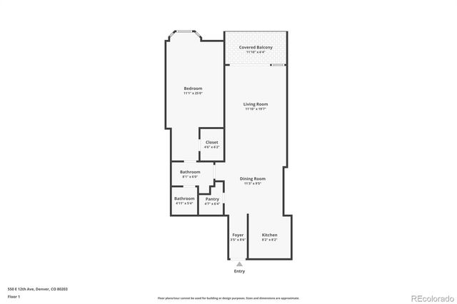 550 E 12th Avenue 1205, Denver, CO 80203