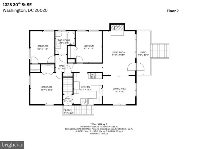 1328 30TH ST SE, Washington, DC 20020