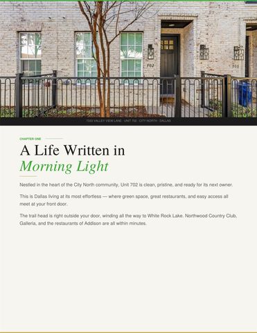 7333 Valley View Lane 702, Dallas, TX 75240