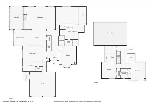 2060 N ARDEN LANDING CV, Germantown, TN 38139