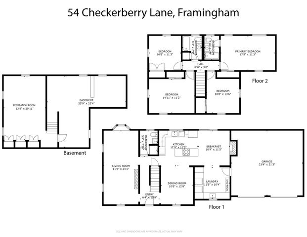 54 Checkerberry Ln, Framingham, MA 01702