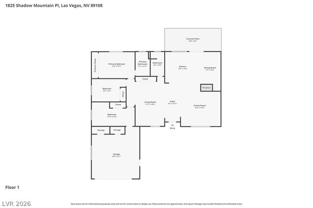 1825 Shadow Mountain Place, Las Vegas, NV 89108