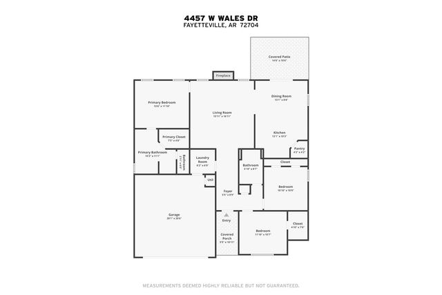 4457 W Wales Drive, Fayetteville, AR 72704