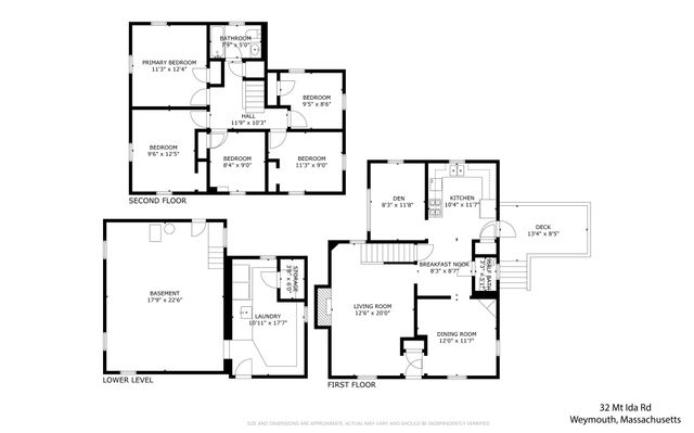 32 Mount Ida Rd, Weymouth, MA 02189