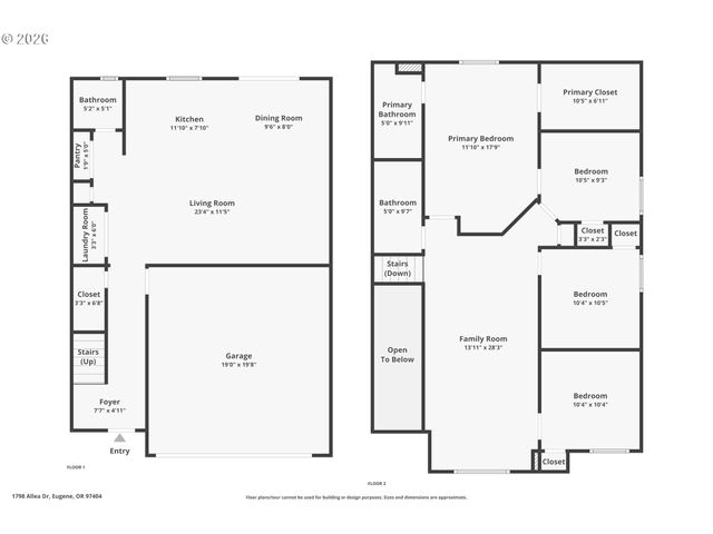 1798 ALLEA Dr, Eugene, OR 97404