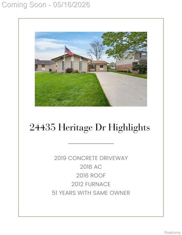 24435 Heritage Drive, Woodhaven, MI 48183
