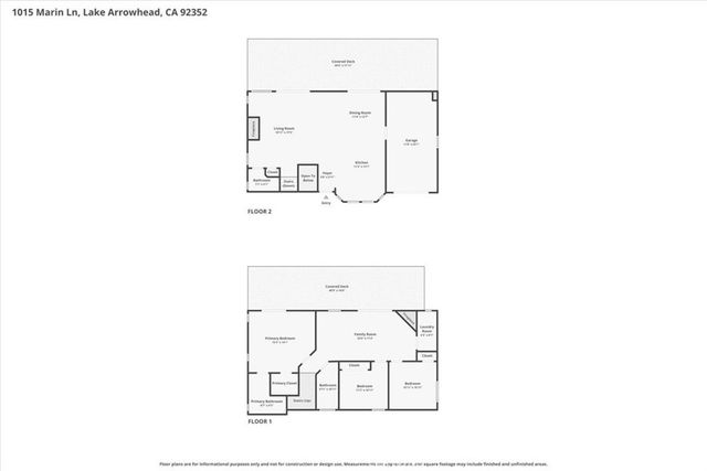 1015 Marin, Lake Arrowhead, CA 92352