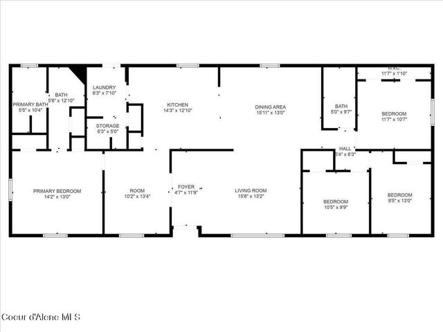 10600 N BENOIT ST, Hayden, ID 83835
