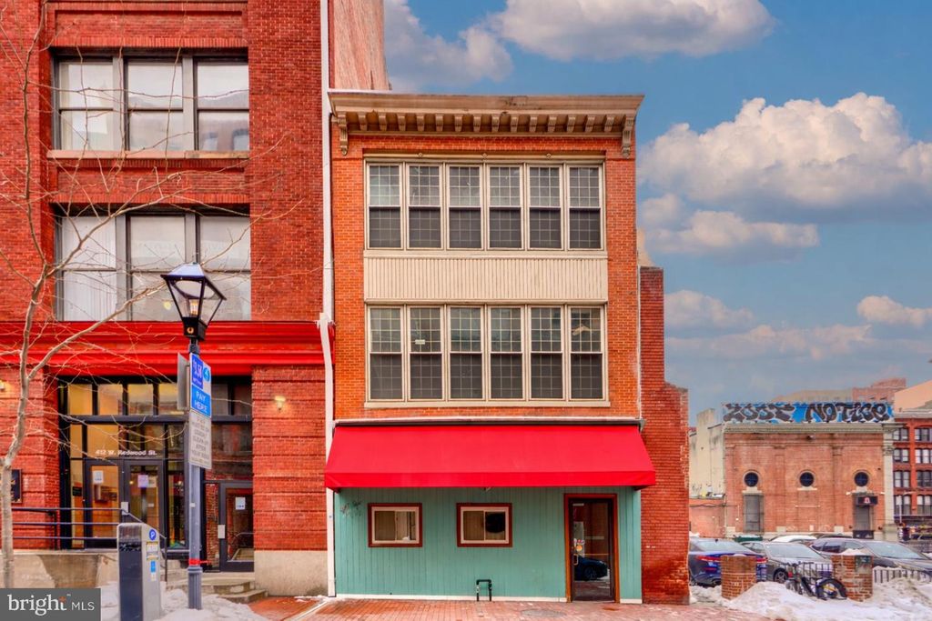 Image 1 of property listing at 410 W REDWOOD ST, Baltimore, MD 21201