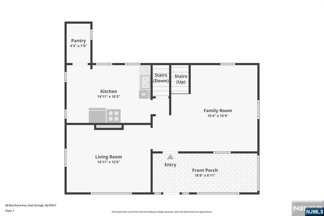 86 Burchard Avenue, East Orange, NJ 07017