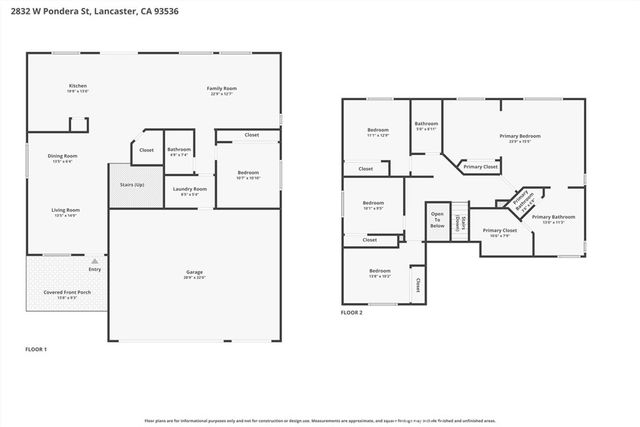 2832 W Pondera Street, Lancaster, CA 93536