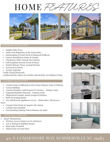 411 N Commodore Way, Summerville, SC 29483