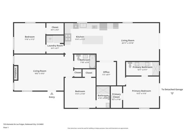 725 Alameda De Las Pulgas, Redwood City, CA 94061