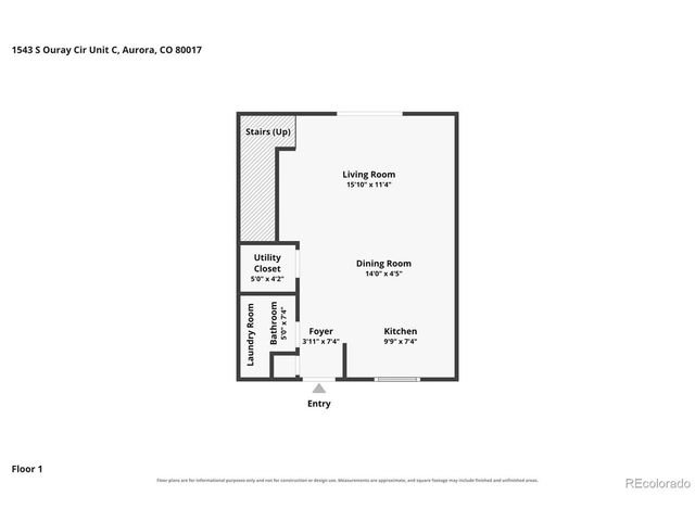 1543 S Ouray Cir C, Aurora, CO 80017