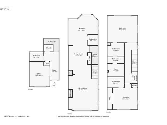 1936 Nw OVERTON St, Portland, OR 97209