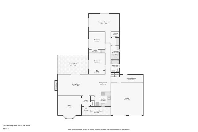 201 W Cheryl Avenue, Hurst, TX 76053