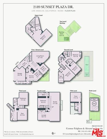 2189 Sunset Plaza Drive, Los Angeles, CA 90069