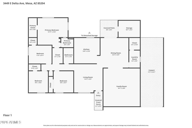 3449 E DELTA Avenue, Mesa, AZ 85204