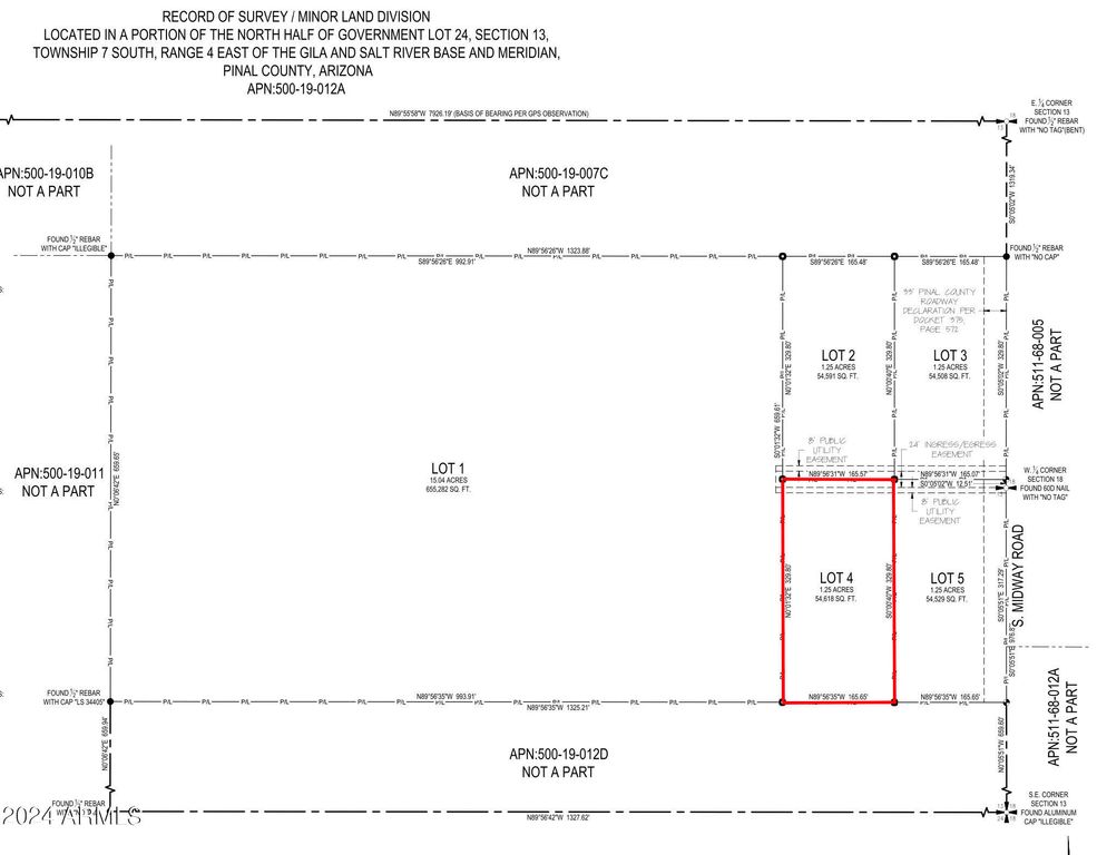 LOT 4 S MIDWAY (WEST) Road 4, Casa Grande, AZ 85193 — photo 2