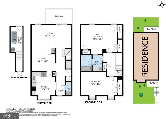 7540 S ARBORY LN, Laurel, MD 20707