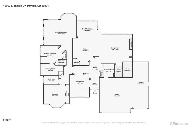 10967 Klondike Drive, Peyton, CO 80831