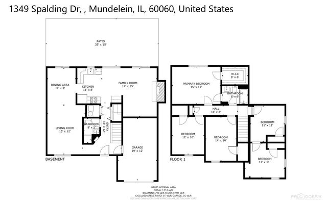 1349 Spalding Drive, Mundelein, IL 60060